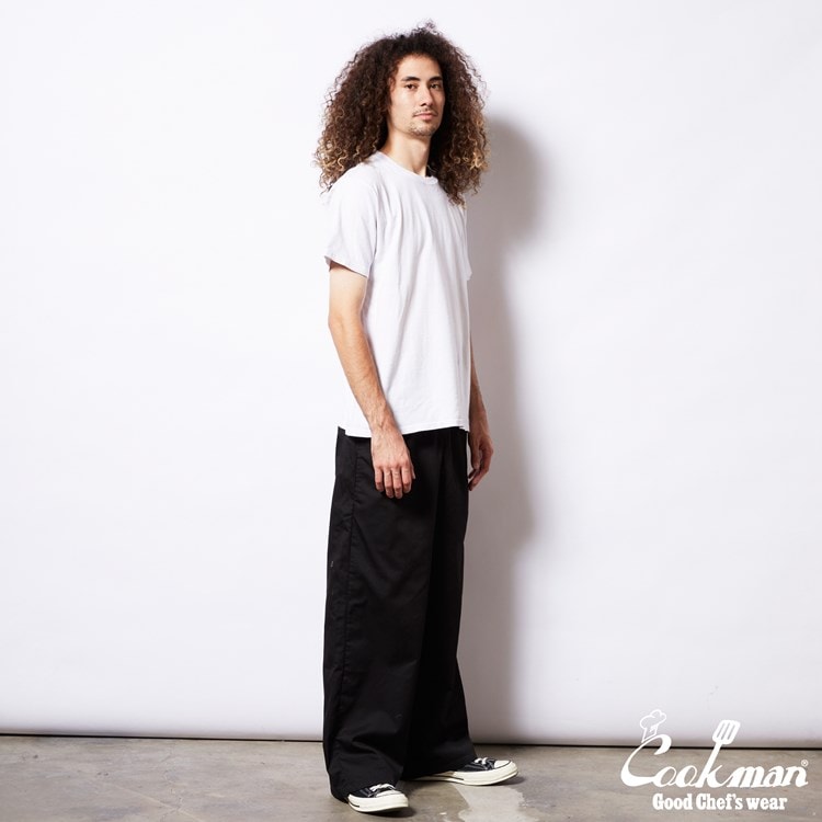 Cookman Wide Chef Pants - Black