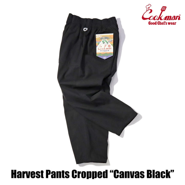 Cookman Harvest Pants Cropped Canvas - Black
