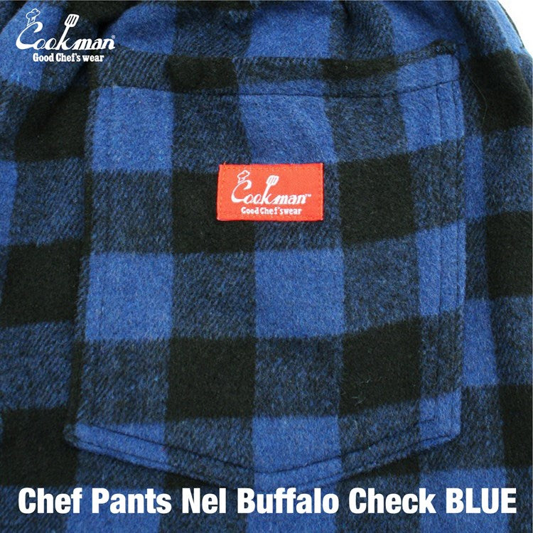 Cookman Chef Pants - Nel Buffalo Plaid : Blue