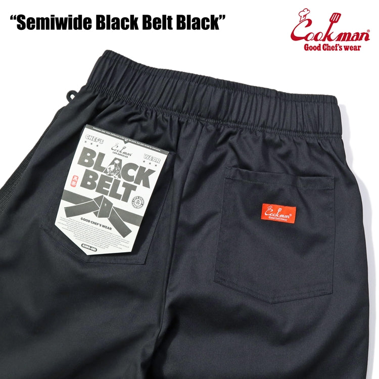 Chef Pants Semiwide - Black Belt : Black
