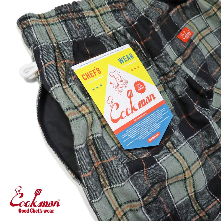 Cookman Chef Pants - Woolmix Tartan : Canadian Black