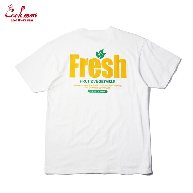 Cookman T-shirts - Fresh : White (ALL SALES ARE FINAL)