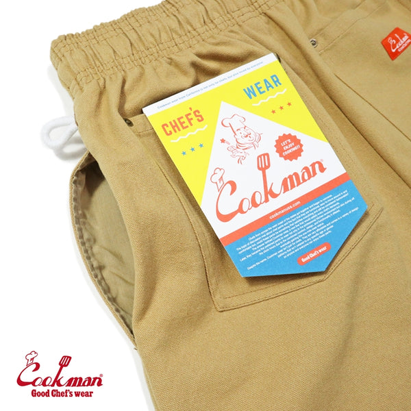 Cookman Chef Short Pants  Front pocket - Canvas Peanuts