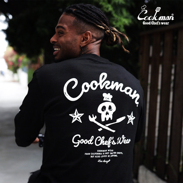 Cookman Long Sleeve Tees - Skull : Black