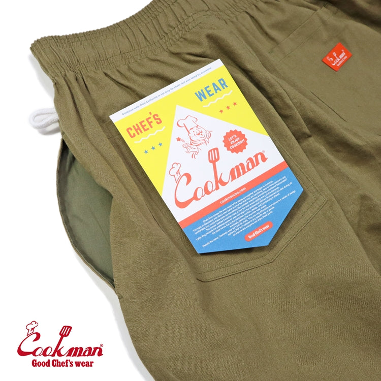 Chef Pants - Linen : Olive
