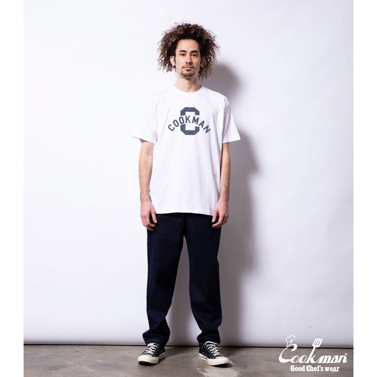 Cookman Tees - Flock Arch : White