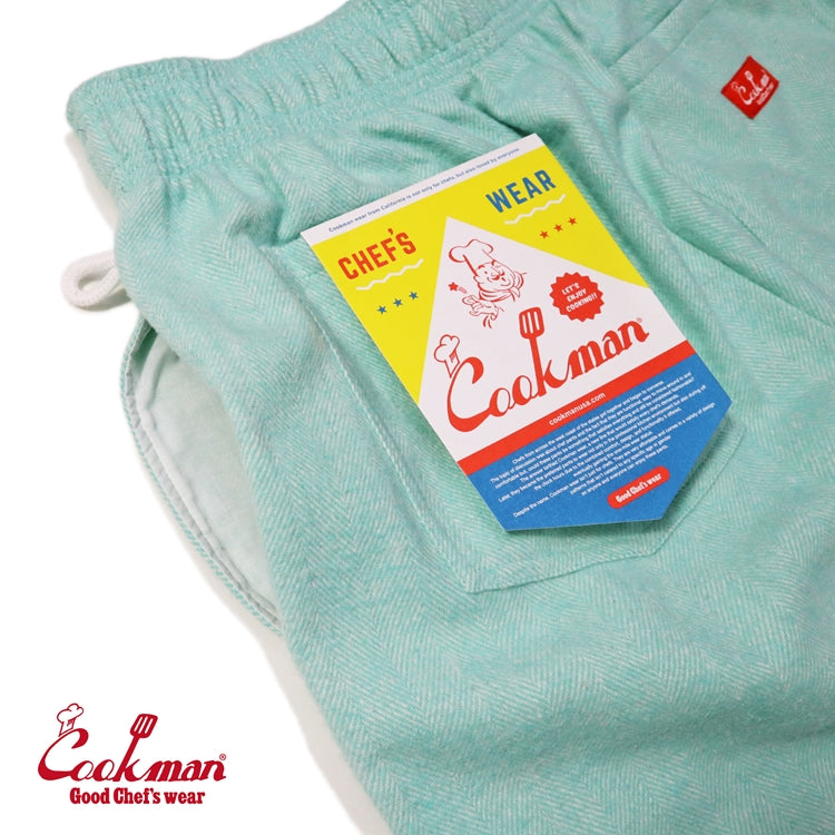 Cookman Chef Pants - Milk Tweed : Mint