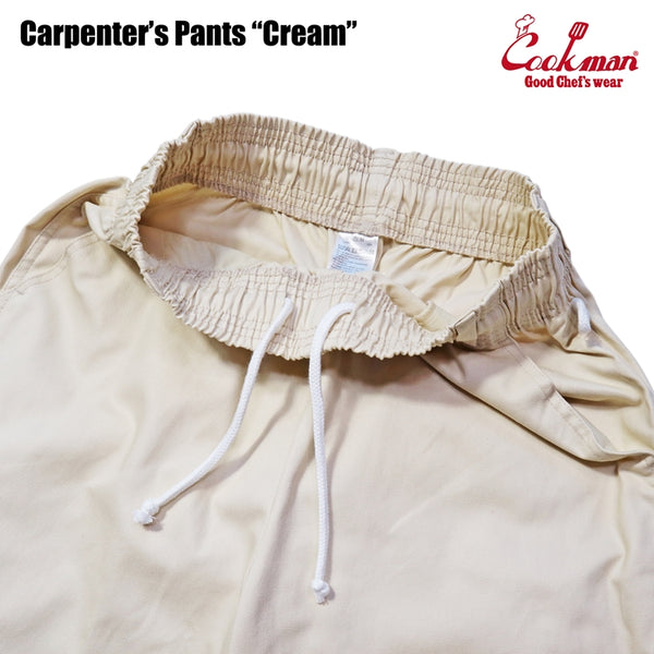 Cookman Carpenter's Pants : Cream