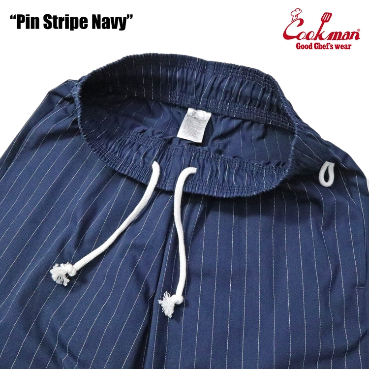 Cookman Chef Pants - Pin Stripe : Navy