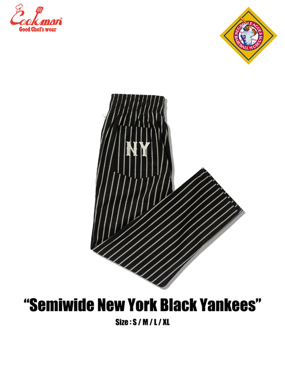 Chef Pants Semiwide - Negro Leagues NY Black Yankees