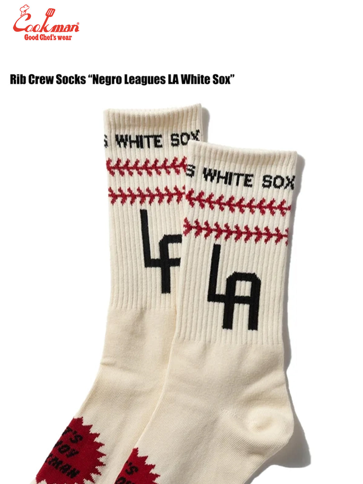 Rib Crew Socks - Negro Leagues : LA White Sox