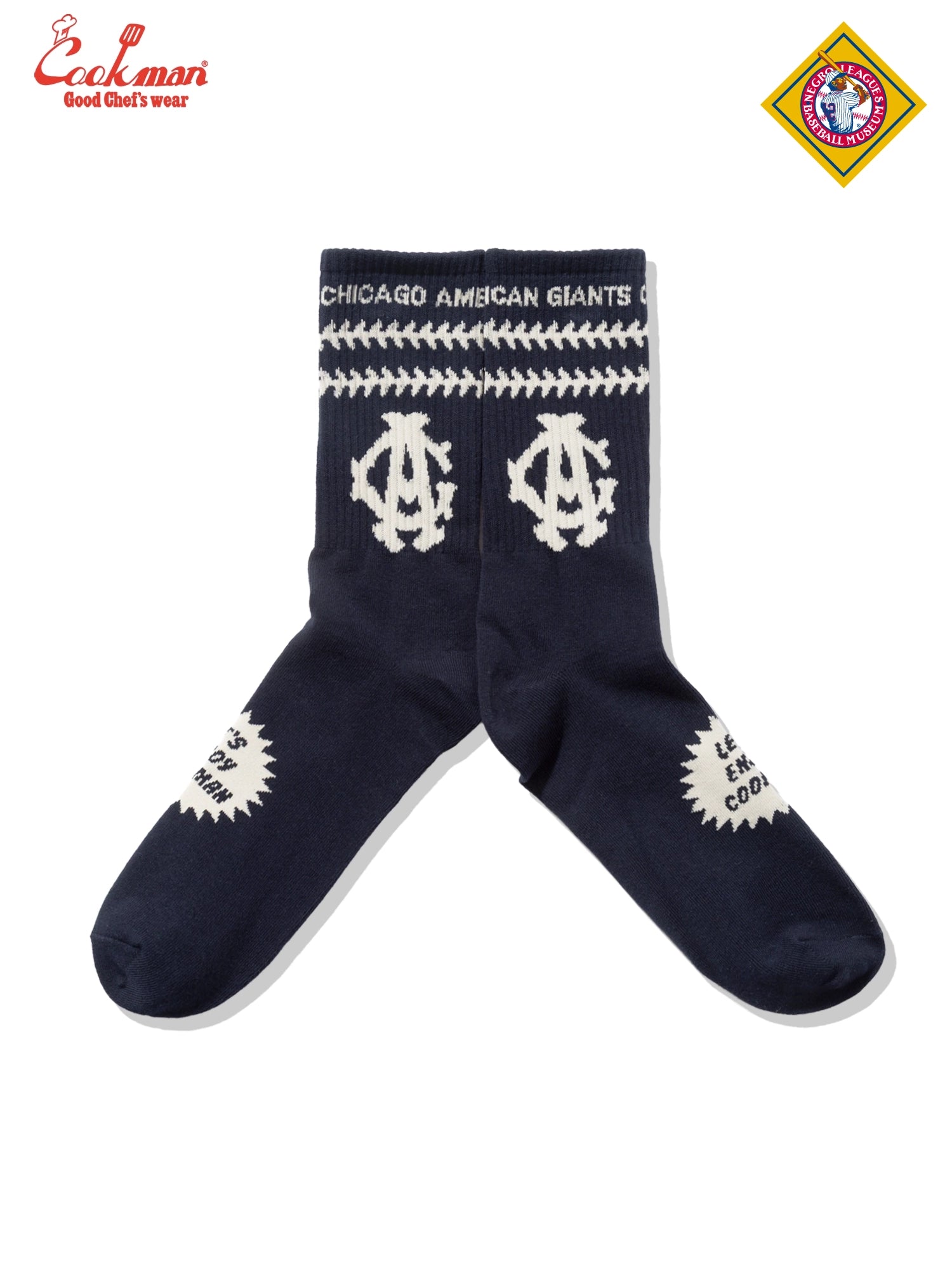 Rib Crew Socks -  NLBM CHICAGO AMERICAN GIANTS