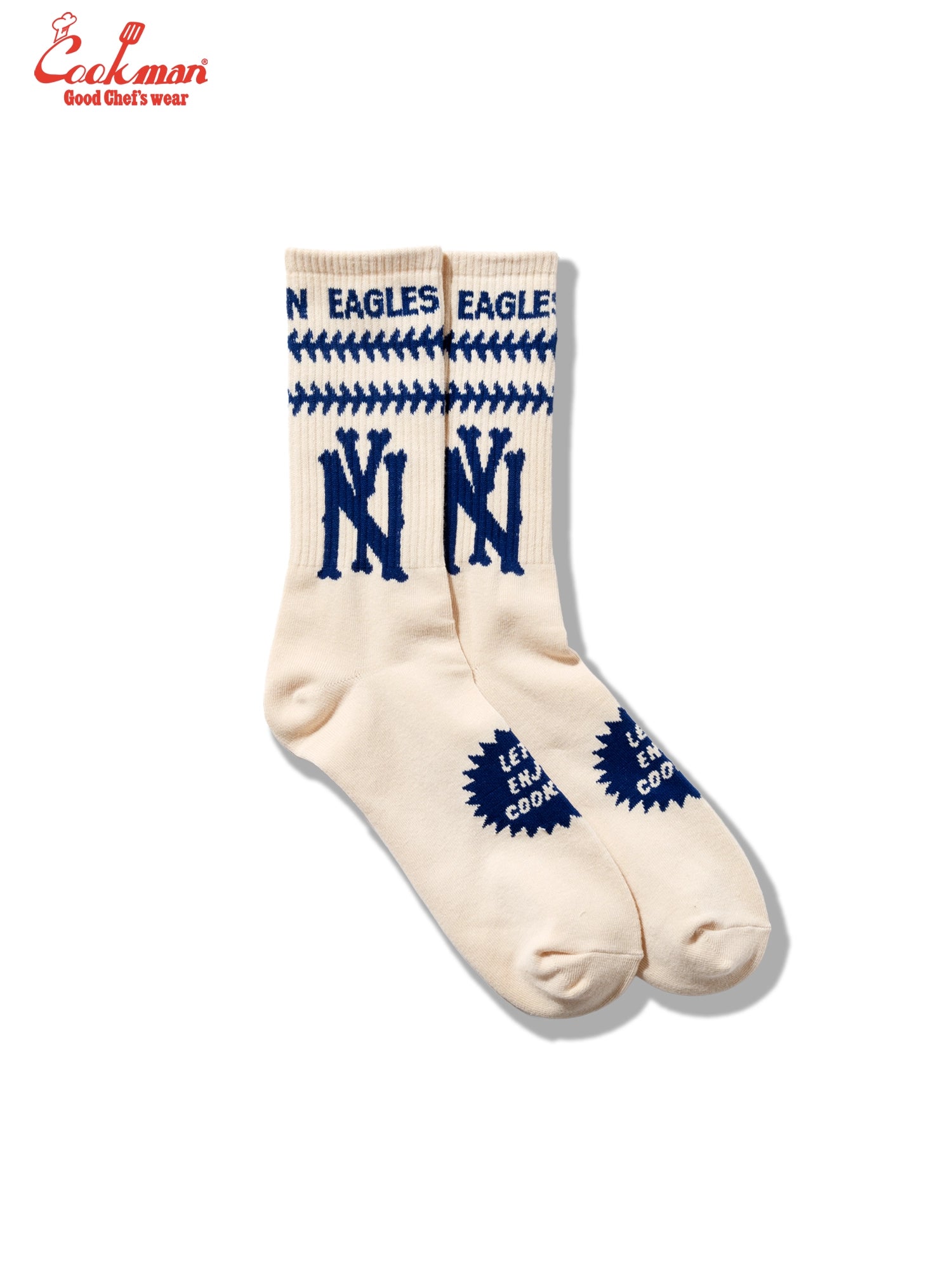 Cookman Rib Crew Socks -  NLBM BROOKLYN EAGLES