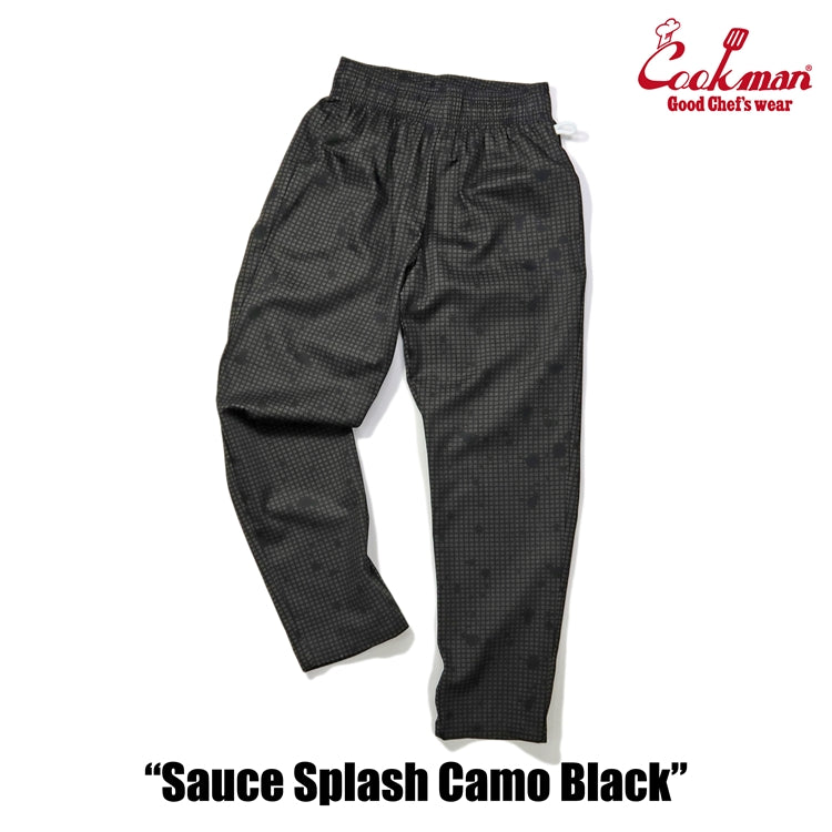 Cookman Chef Pants - Sauce Splash Camo : Black