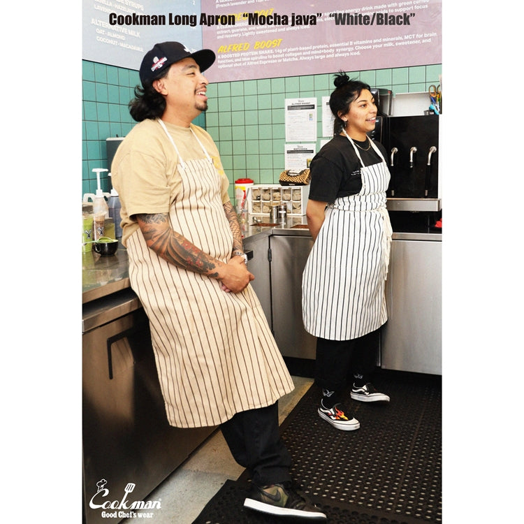 Cookman Long Apron - Mocha java