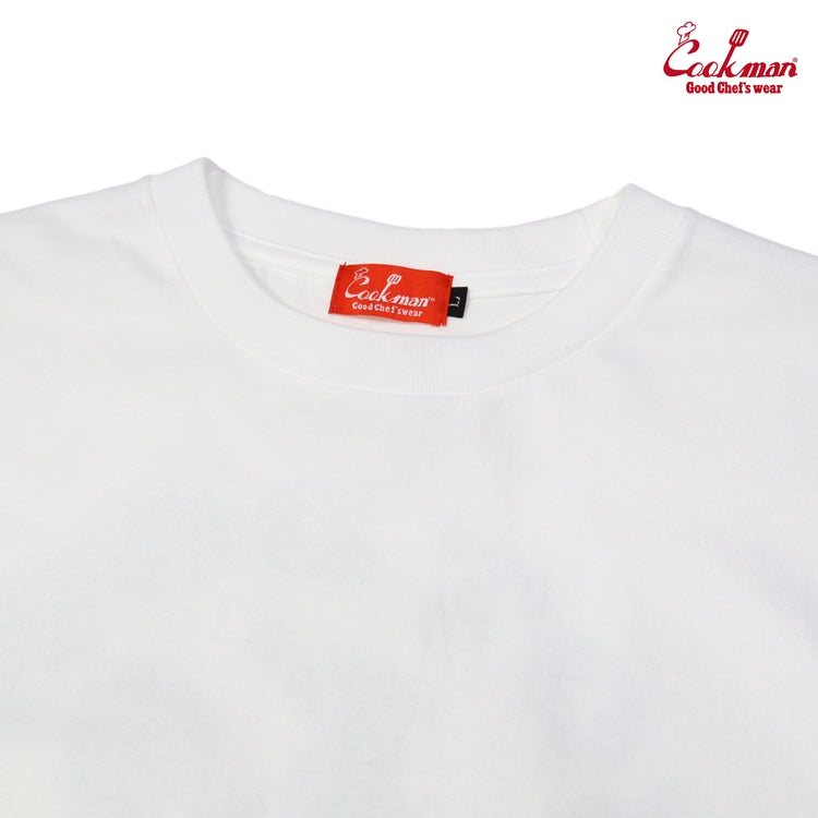 Cookman Long Sleeve Tees - Milk : White