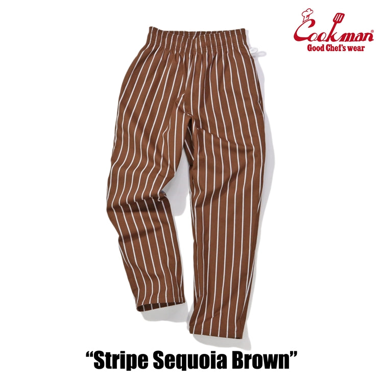 Cookman Chef Pants - Stripe : Sequoia Brown