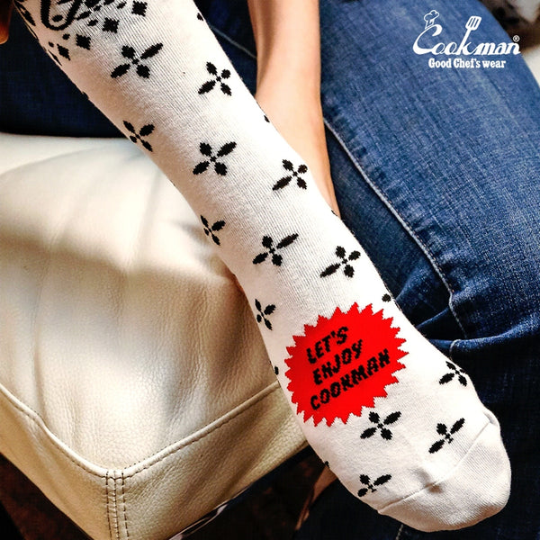 Cookman Crew Socks - Bandanna Cross : White