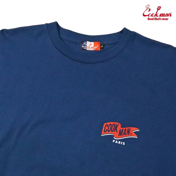 Cookman Tees - Eiffel Tower : Bleu Marine