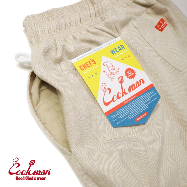 Cookman Chef Pants - Milk Tweed : Cream