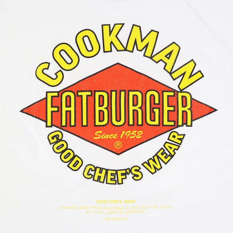 Cookman Washed Long Sleeve Tees - FAT Mean : White