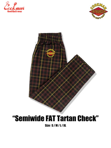 Chef Pants Semiwide : FAT Tartan Check