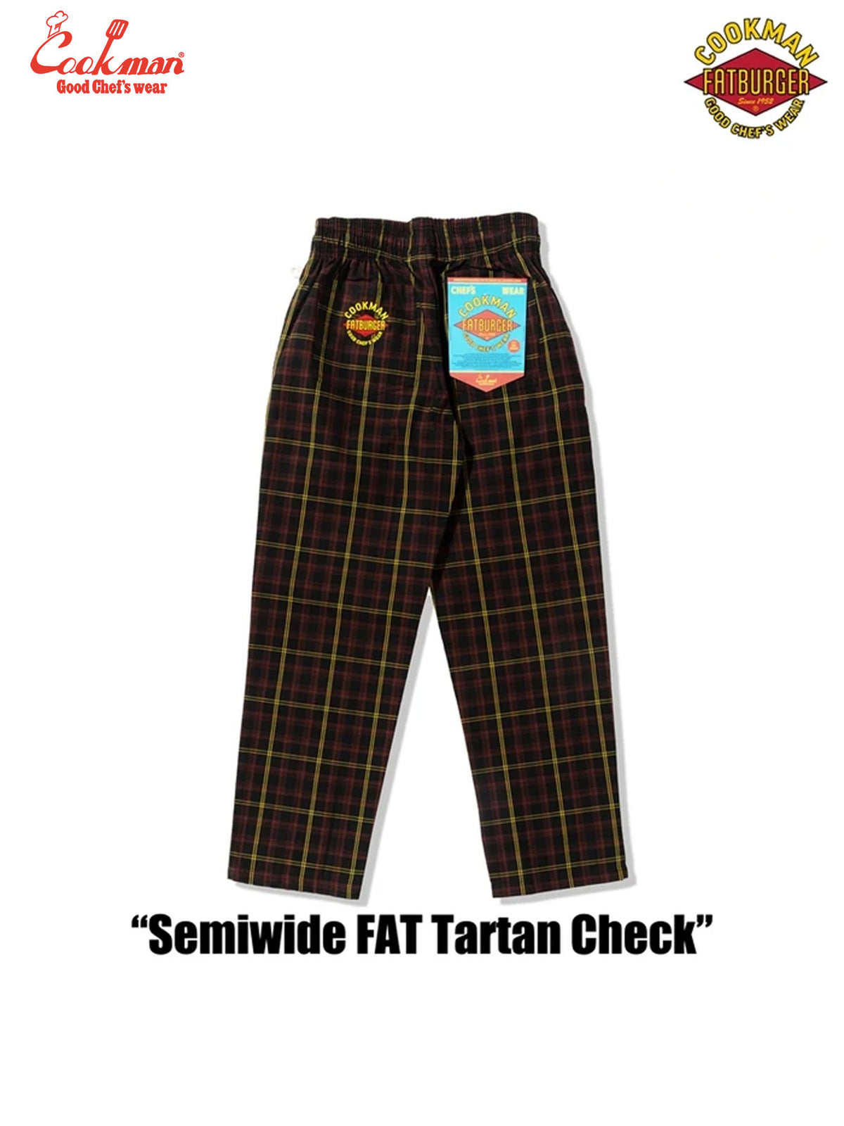 Chef Pants Semiwide : FAT Tartan Check