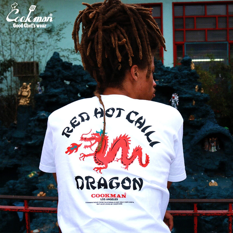 Cookman Tees - Chili Dragon : White