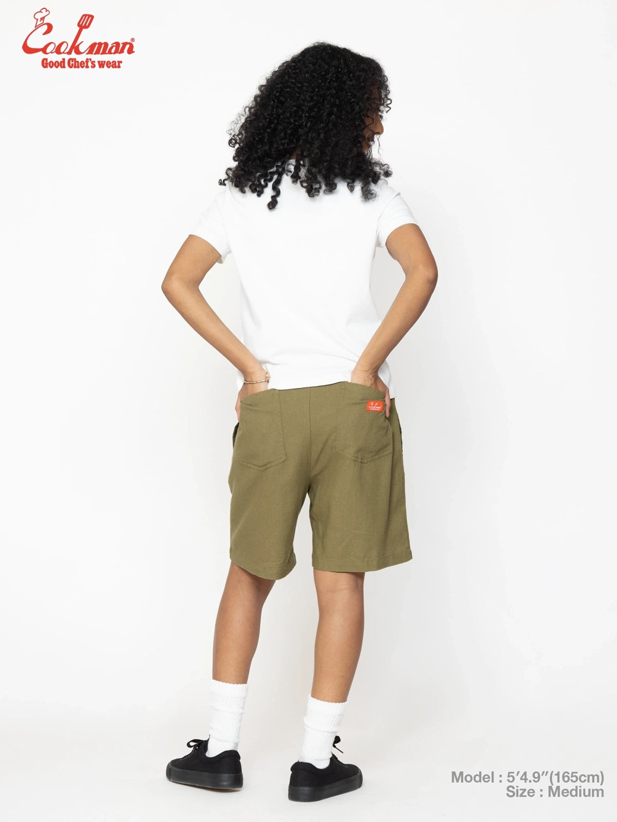 Chef Short Pants - Linen : Olive