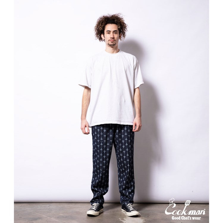 Cookman Chef Pants - Anchor Stripe Denim (All Sales Are Final)