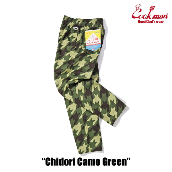 Cookman Chef Pants - Chidori Camo : Green