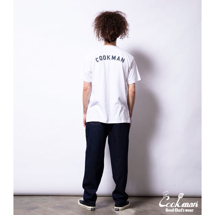 Cookman Tees - Flock Arch : White