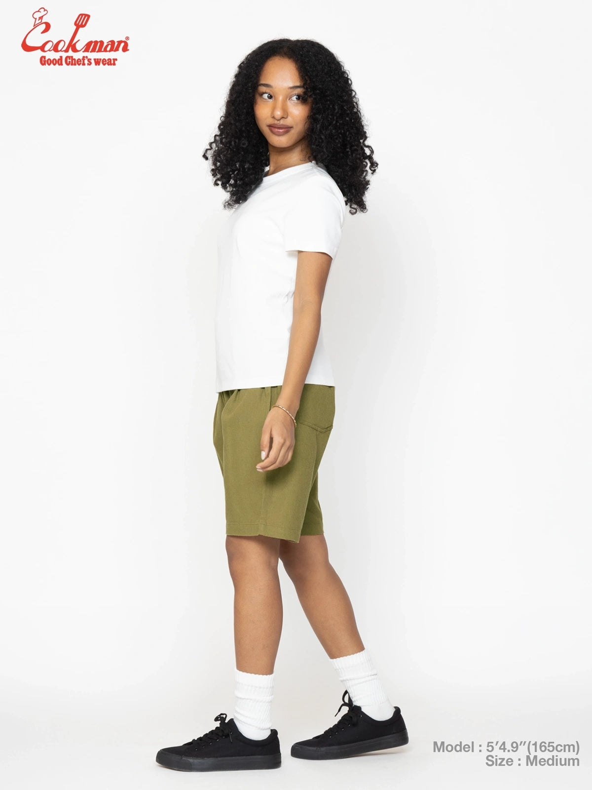 Chef Short Pants - Linen : Olive
