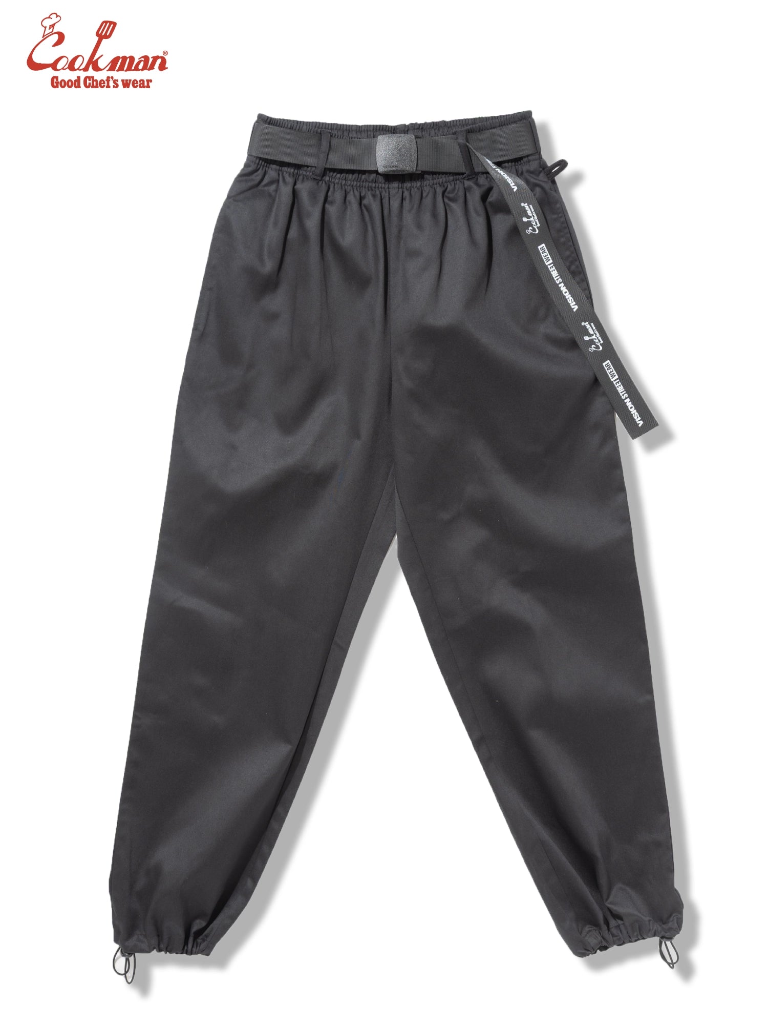 Chef Pants Semiwide Black Belt  - Vision : Black