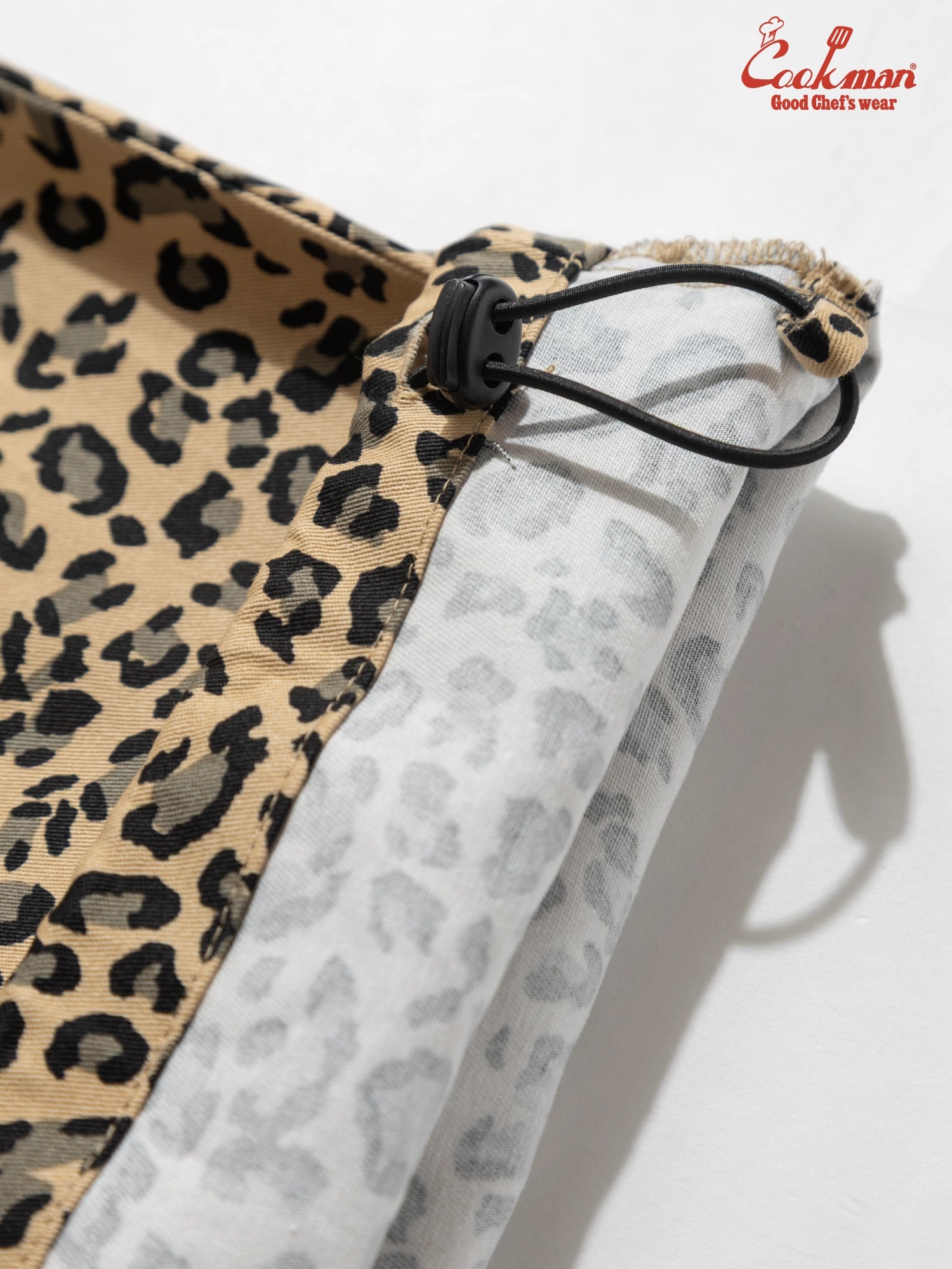 Chef Pants Semiwide Black Belt  - Vision Leopard : Beige