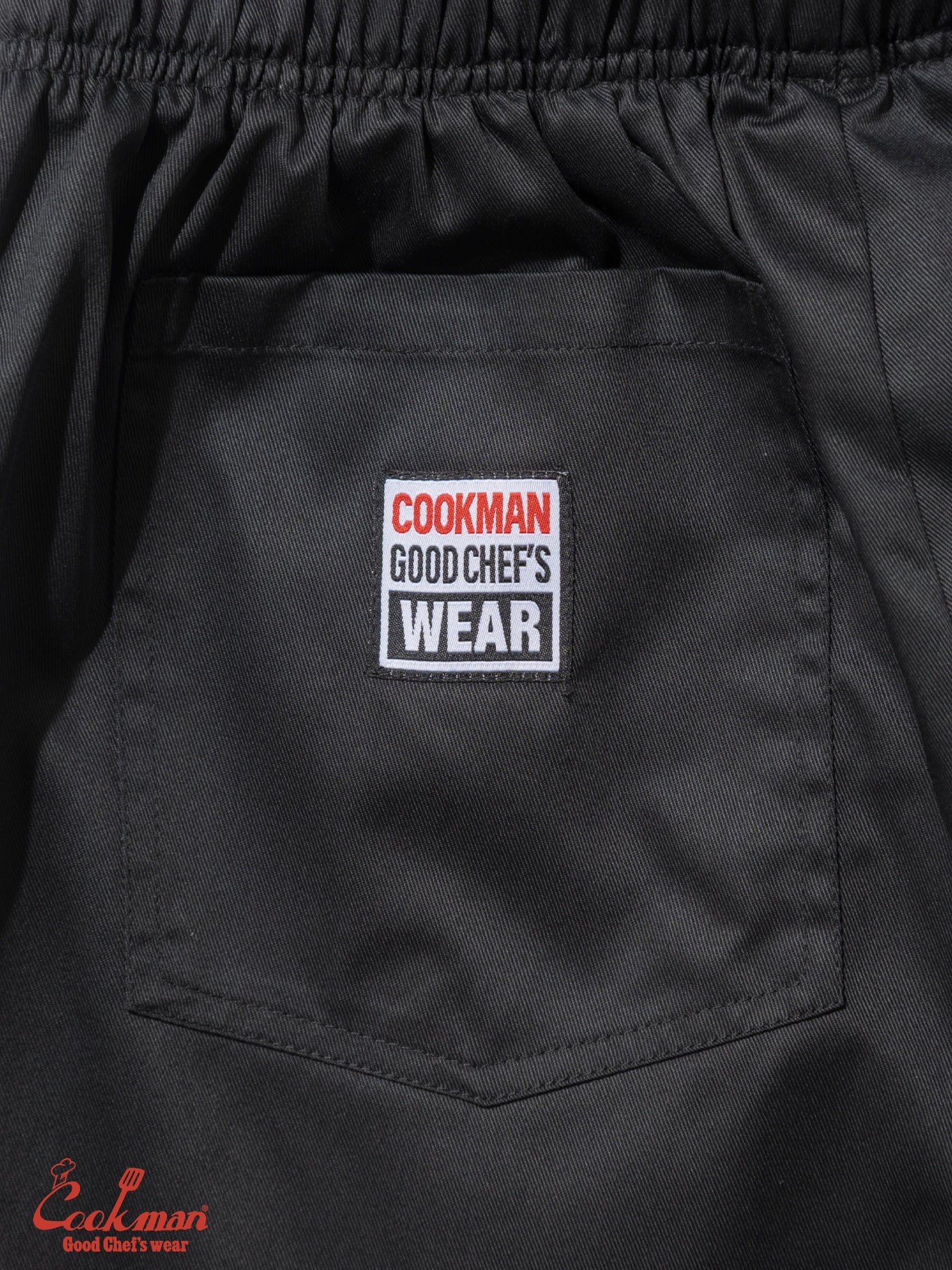 Chef Pants Short Black Belt  - Vision : Black