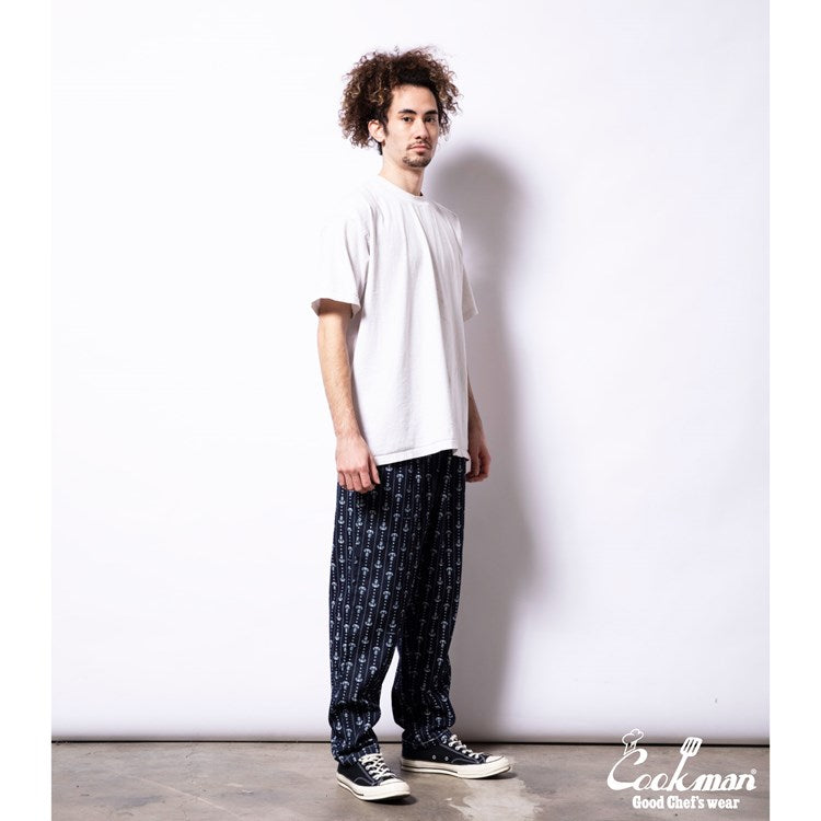 Cookman Chef Pants - Anchor Stripe Denim (All Sales Are Final)