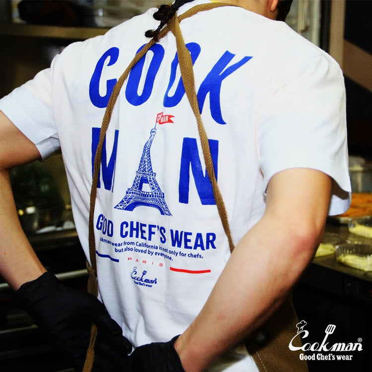 Cookman Tees - Eiffel Tower : Blanc