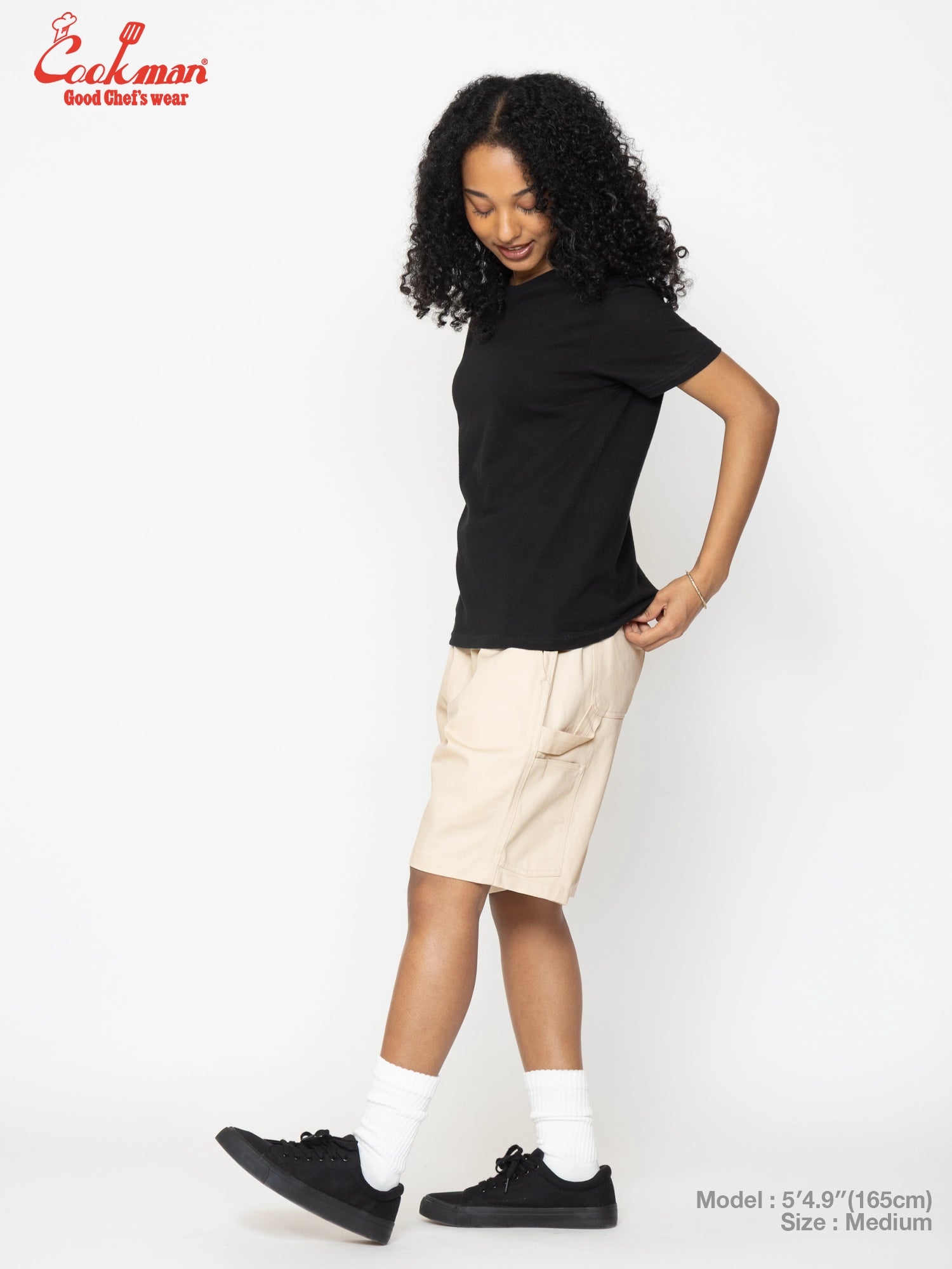 Carpenter's Pants Short : Heavy twill - Cream