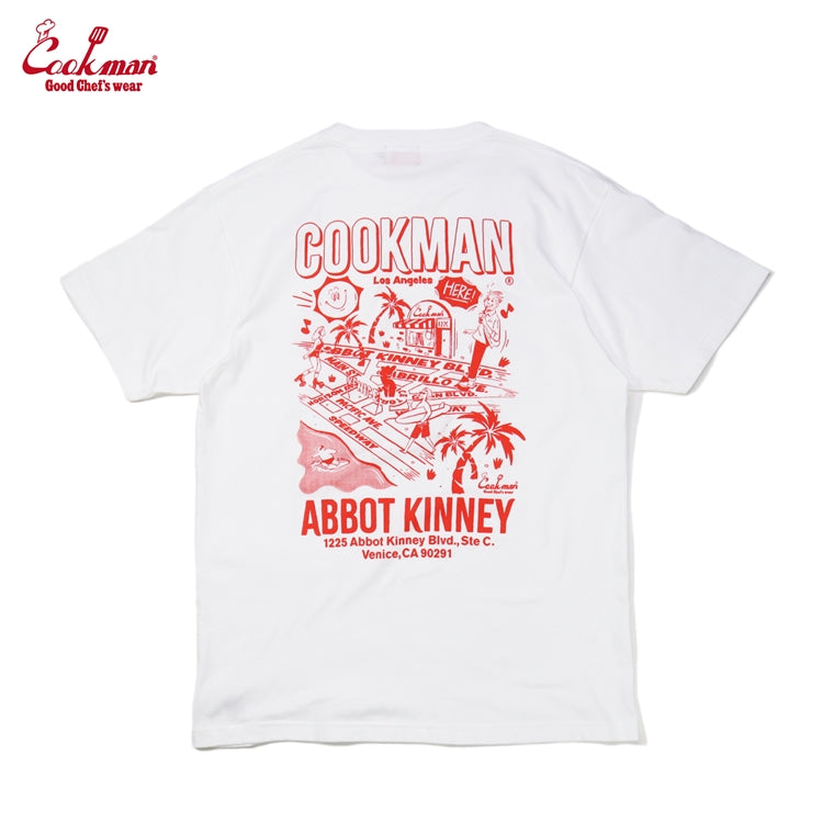 Cookman Tees - Abbot Kinney Street : White