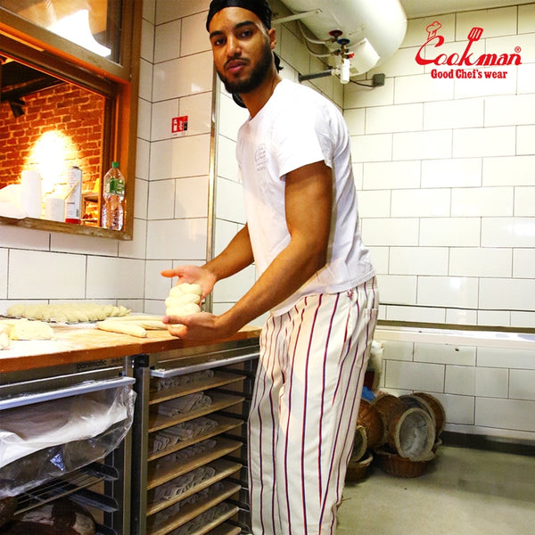 Cookman Chef Pants - Stripe : French Blanc