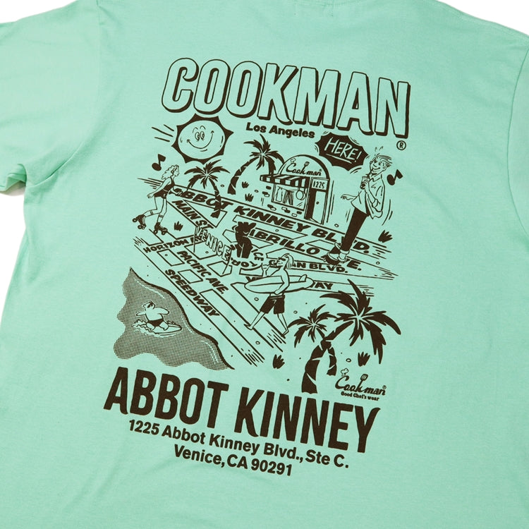 Cookman Tees - Abbot Kinney Street : Light Green