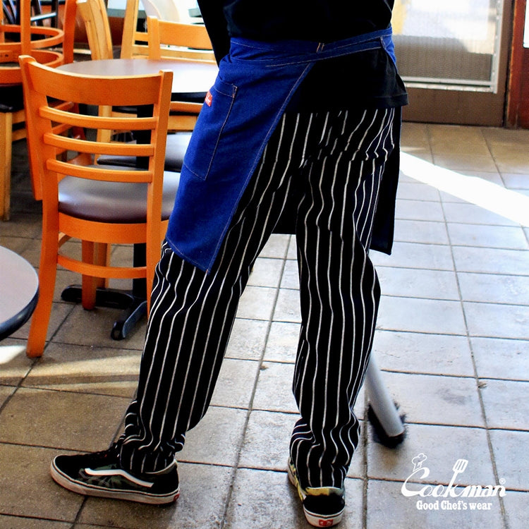 Cookman Chef Pants - Duck Canvas Stripe : Black