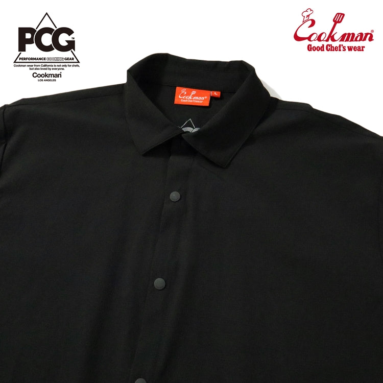 Cookman Work Shirts Short Sleeve Light - Black