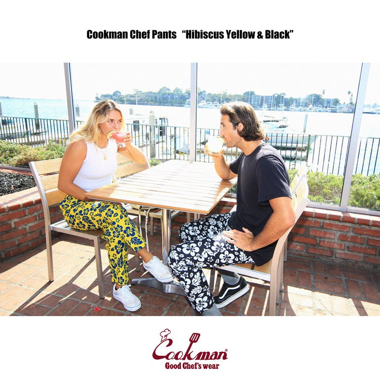 Cookman Chef Pants - Hibiscus : Yellow