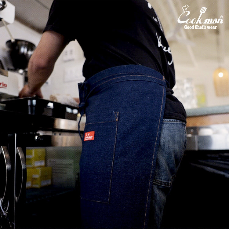 Cookman Waist Apron - Denim : Navy