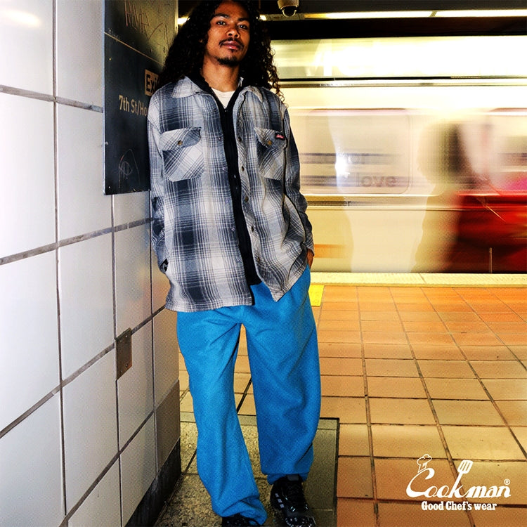 Cookman Chef Pants - Fleece : Turquoise