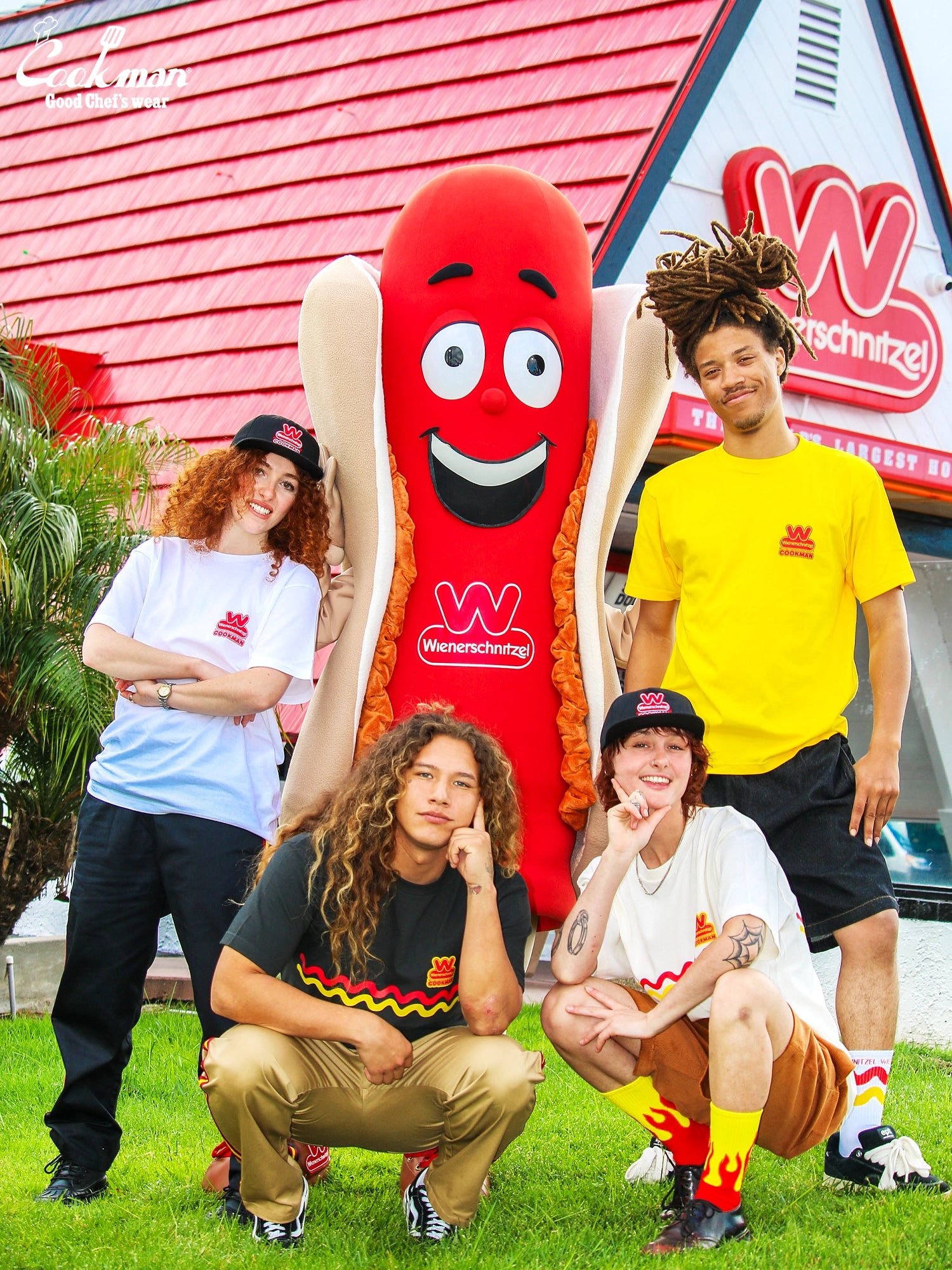 Tees - Wienerschnitzel Logo : White