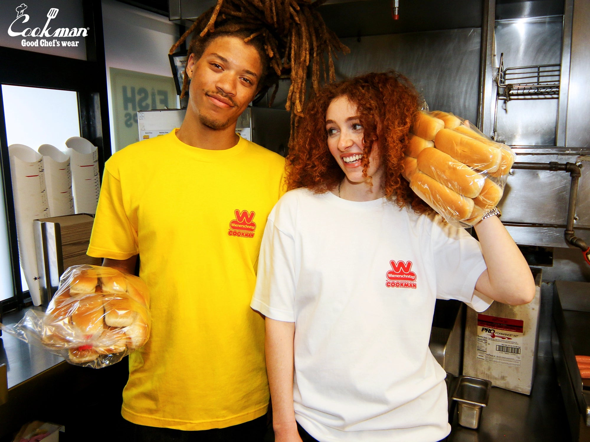Tees - Wienerschnitzel Logo : White