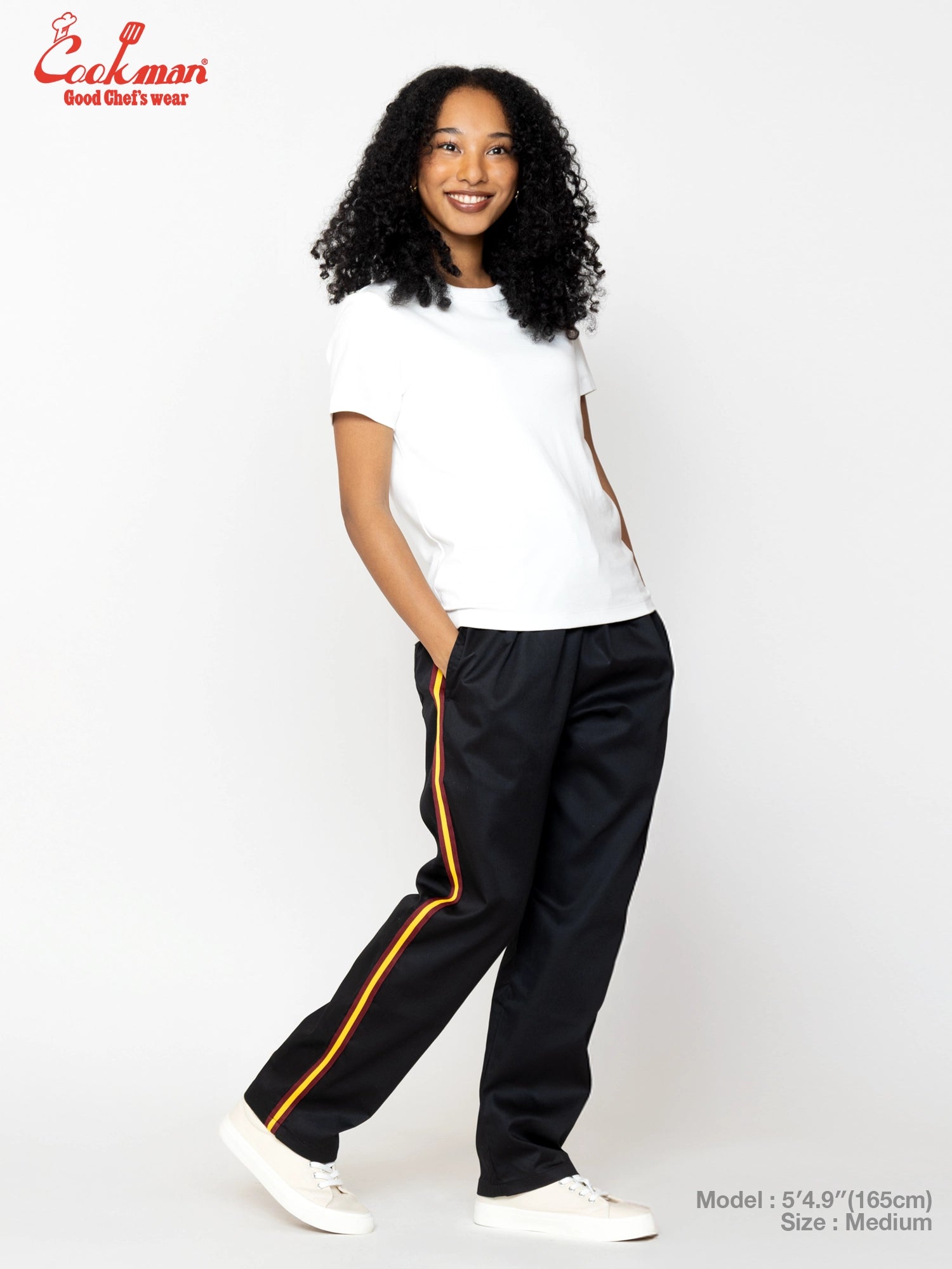 Chef Pants Semiwide - Wienerschnitzel Side Line : Black